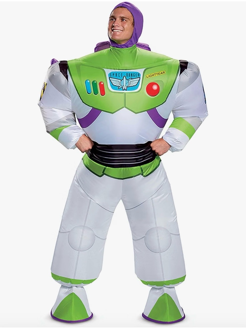 Buzz Lightyear Adult Inflatable Costume Brand New